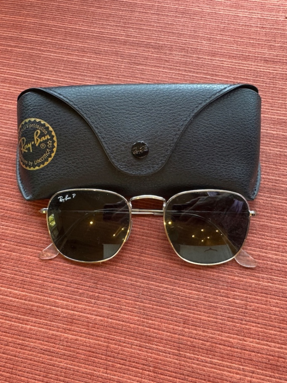 Ray-Ban RB8157 Frank Titanium Square Silver Polarized Sunglasses